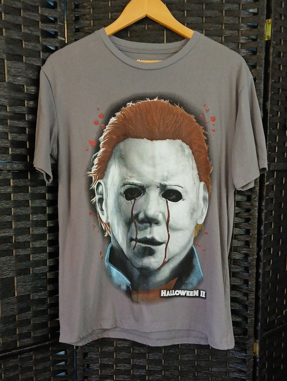 Mad Engine Halloween II Michael Myers Graphic Tee Mens SZ M